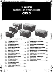 Manuale Dometic CFX 3 95DZ Frigorifero portatile