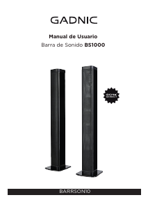 Manual de uso Gadnic BARRSON10 Altavoz