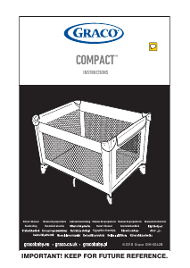 Руководство Graco Compact Детская кроватка