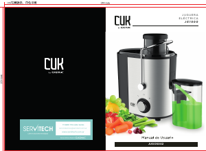 Manual de uso CUK JUGOS002 Licuadora