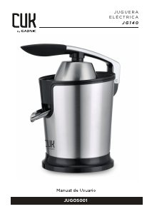 Manual de uso CUK JUGOS001 Exprimidor de cítricos