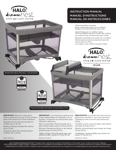 Handleiding Halo DreamNest Plus Babybed