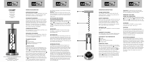 Handleiding AdHoc KU40 Champ Kurkentrekker