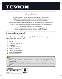Bedienungsanleitung Tevion DC 14 Digitalkamera
