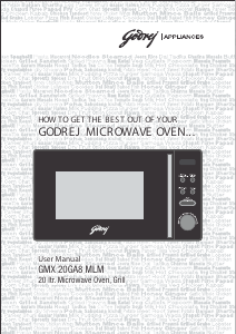 Manual Godrej GMX 20GA8 MLM Microwave