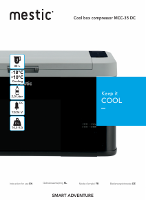 Handleiding Mestic MCC-35 DC Koelbox