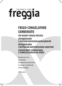 Instrukcja Freggia LTF31076C Lodówko-zamrażarka