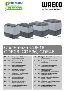 Bruksanvisning Waeco CoolFreeze CDF 36 Kylbox