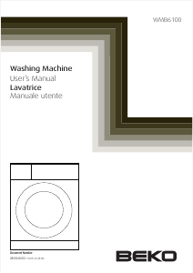 Manuale BEKO WMB 6100 Lavatrice