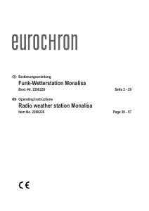 Handleiding Eurochron Monalisa Weerstation