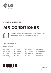 Manual LG AM07BH Air Conditioner