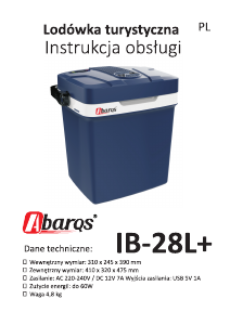 Handleiding Abarqs IB-28L+ Koelbox