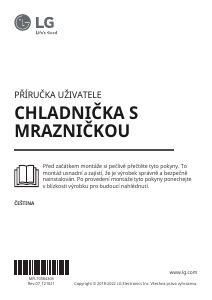 Manuál LG GBB61DSJEN Lednice s mrazákem