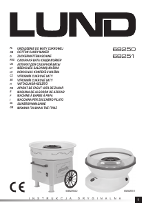 Manuale Lund 68250 Macchina per zucchero filato