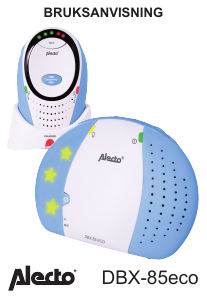 Bruksanvisning Alecto DBX-85 ECO Babyvakt
