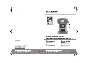 Manual de uso SilverCrest SEM 1050 A1 Máquina de café espresso