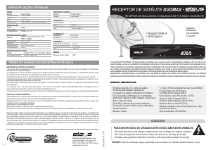Manual Elsys Duomax Receptor digital