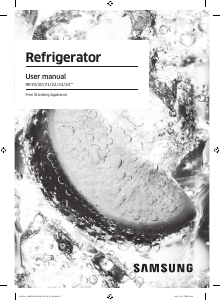 Manual Samsung RR22M287XR3 Refrigerator