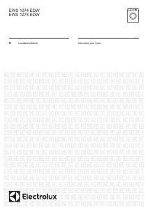 Manuale Electrolux EWS1074EDW Lavatrice