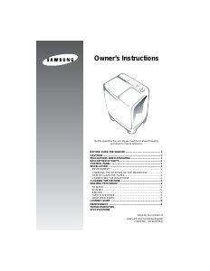 Manual Samsung WT10J8GIC/YFQ Washing Machine