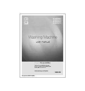 Manual Samsung WT72M3200HL Washing Machine
