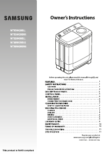 Handleiding Samsung WT80R4200LG/TL Wasmachine