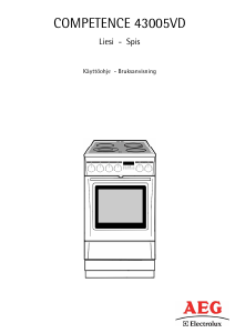Bruksanvisning AEG-Electrolux 43005VD-WN Spis