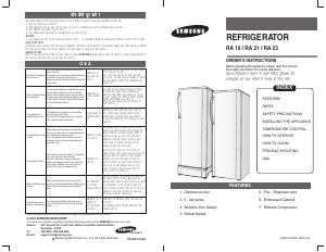 Handleiding Samsung RA19ACTR3 Koelkast