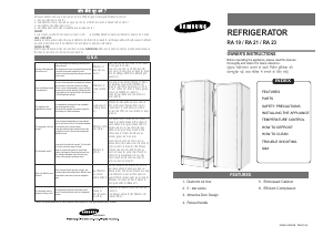 Handleiding Samsung RA19BFES3 Koelkast