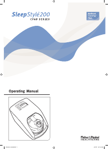 Handleiding Fisher and Paykel SleepStyle 200 CPAP apparaat