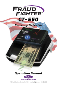 Manual Fraud Fighter CT-550 Counterfeit Money Detector