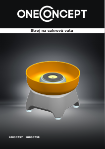 Návod OneConcept 10030738 Stroj na cukrovú vatu