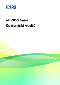 Priručnik Epson WorkForce WF-2850DWF Višenamjenski pisač