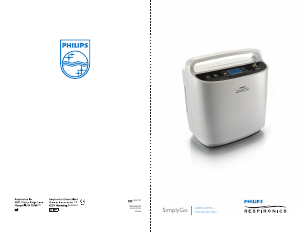 Handleiding Philips Respironics SimplyGo Zuurstofconcentrator
