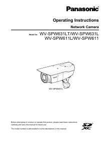 Handleiding Panasonic WV-S1536LN IP camera