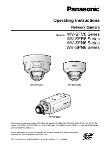 Manual Panasonic WV-S1132 IP Camera