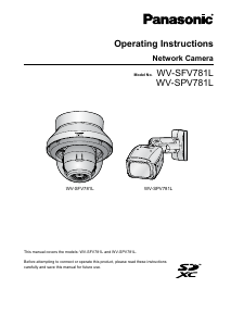 Handleiding Panasonic WV-SFV781L IP camera