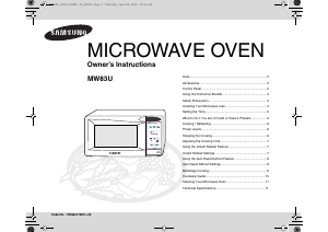 Handleiding Samsung MW83U-X Magnetron