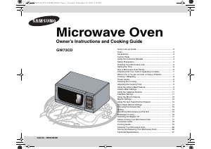 Handleiding Samsung GW73CD-B Magnetron