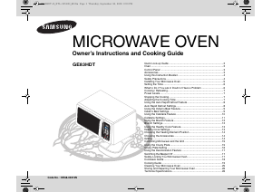 Manual Samsung GE83HDT Microwave