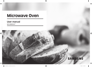 Manual Samsung MS19M8020TG/AA Microwave