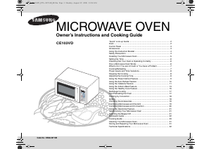 Handleiding Samsung CE103VD Magnetron