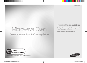 Manual Samsung ME732KD-B Microwave