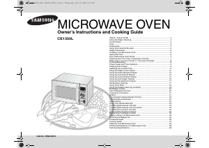 Manual Samsung CE1350L Microwave