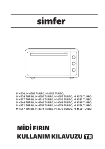 Kullanım kılavuzu Simfer M 4575 Turbo Fırın
