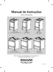 Manual Suggar FGV501BR Fogão