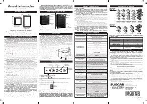 Manual Suggar CV9821PT Refrigerator