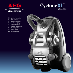 Mode d’emploi AEG-Electrolux ACX6206BB CycloneXL Aspirateur
