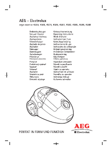 Manual de uso AEG-Electrolux AEG4580 Ergo Essence Aspirador