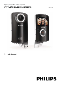 Mode d’emploi Philips CAM101 Caméscope